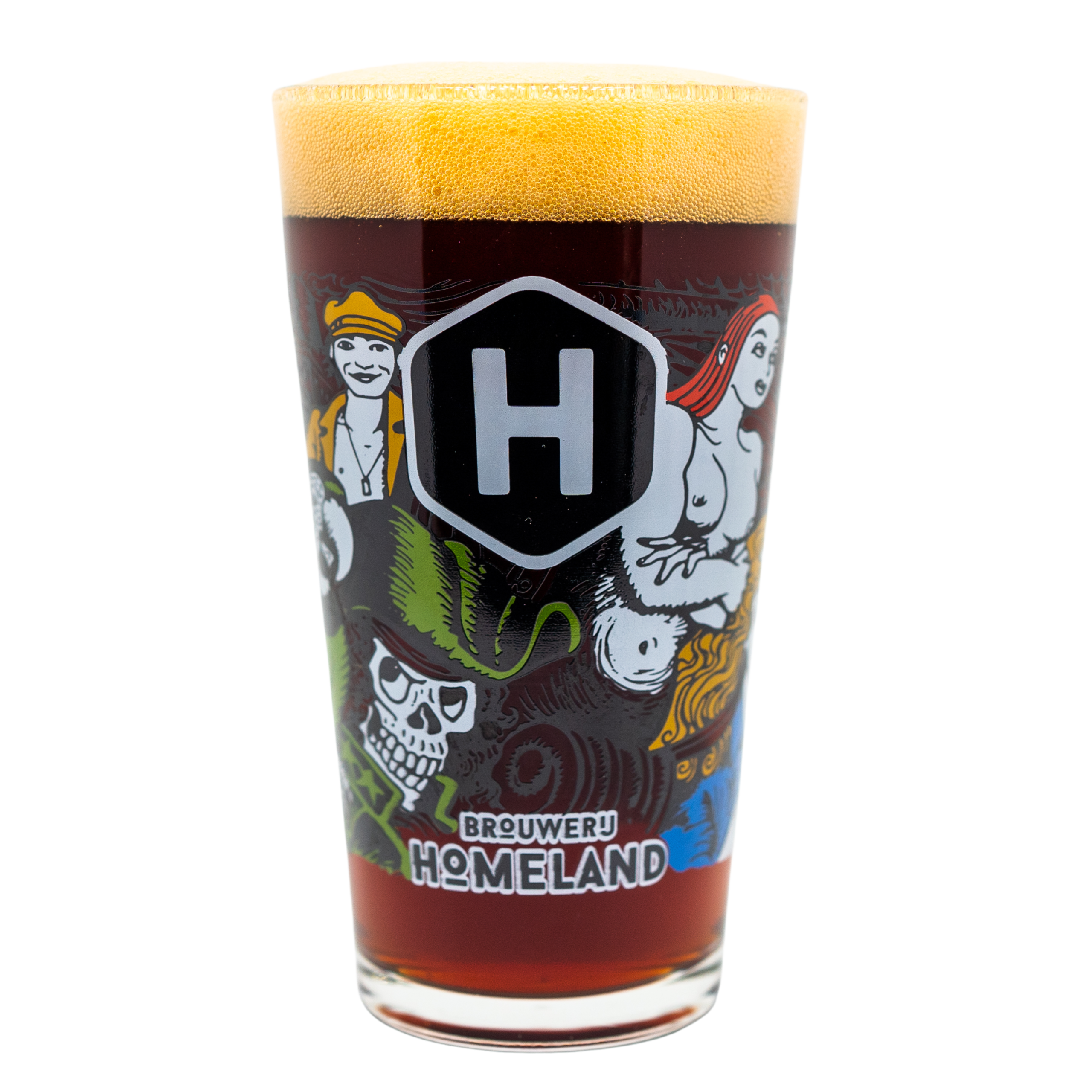 Brouwerij Homeland-bierglas