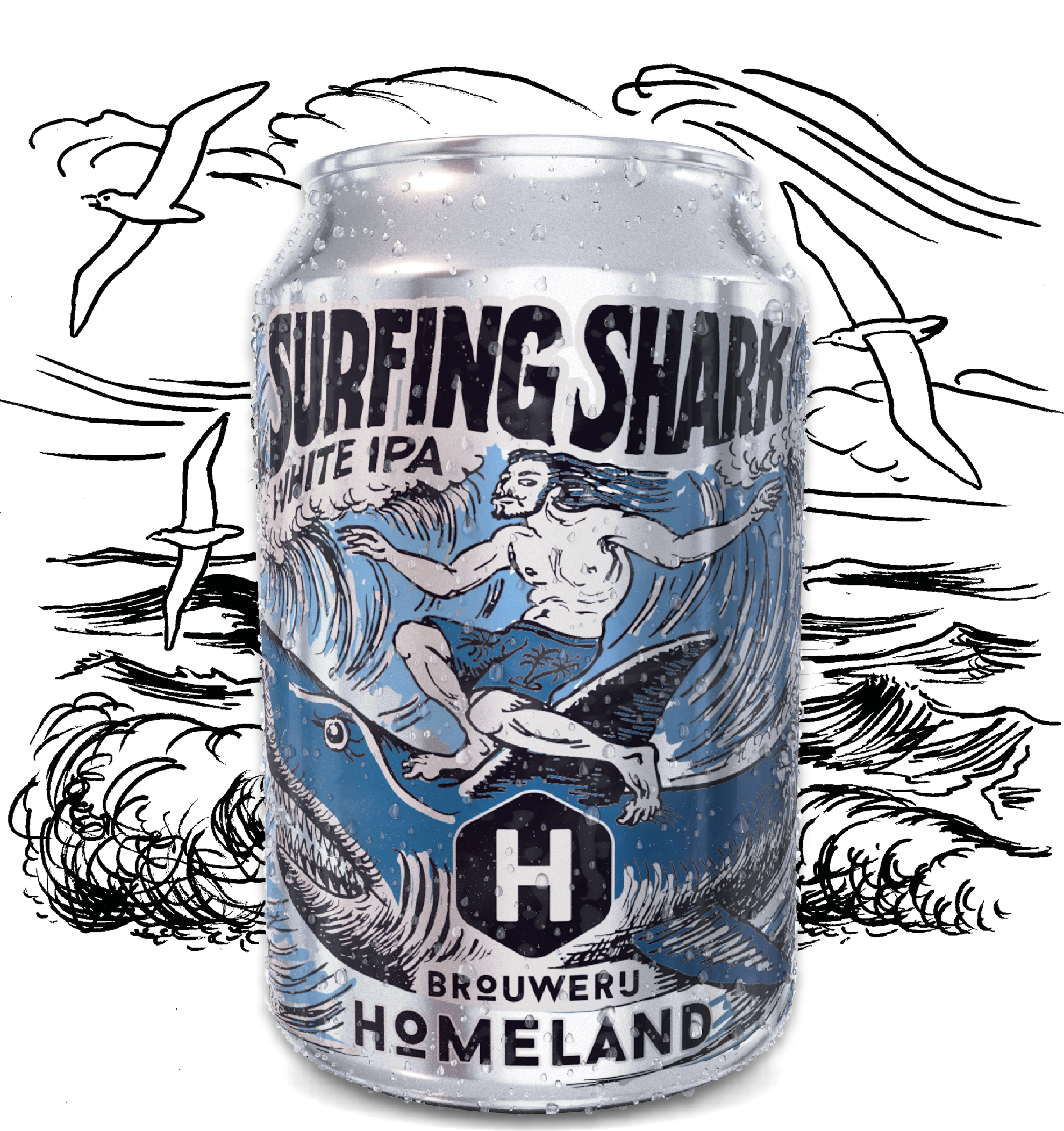 Homeland - Surfing Shark white ipa