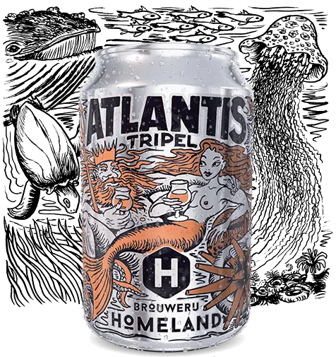 brouwerij Homeland-atlantis tripel