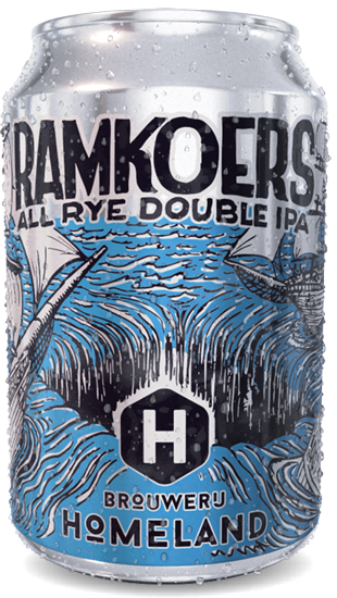 brouwerij Homeland - ramkoers- ipa - blik bg