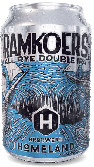 brouwerij Homeland - ramkoers- ipa - blik bg