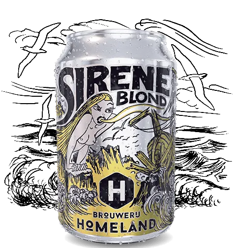 brouwerij Homeland - sirene -blond bier