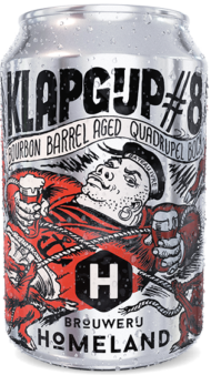 brouwerij homeland - klapgijp 8 Bourbon Barrel Aged Quadrupel Bock