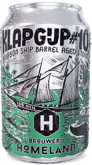 Brouwerij Homeland - Klapgijp #10 - Bourbon Ship Barrel Aged Stout