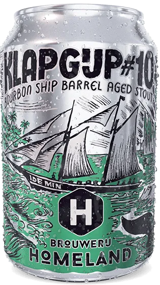 Brouwerij Homeland - Klapgijp #10 - Bourbon Ship Barrel Aged Stout