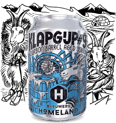 Brouwerij Homeland - Klapgijp #9 - Bourbon Barrel Aged IJsbock