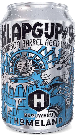 Brouwerij Homeland - Klapgijp #9 - Bourbon Barrel Aged IJsbock
