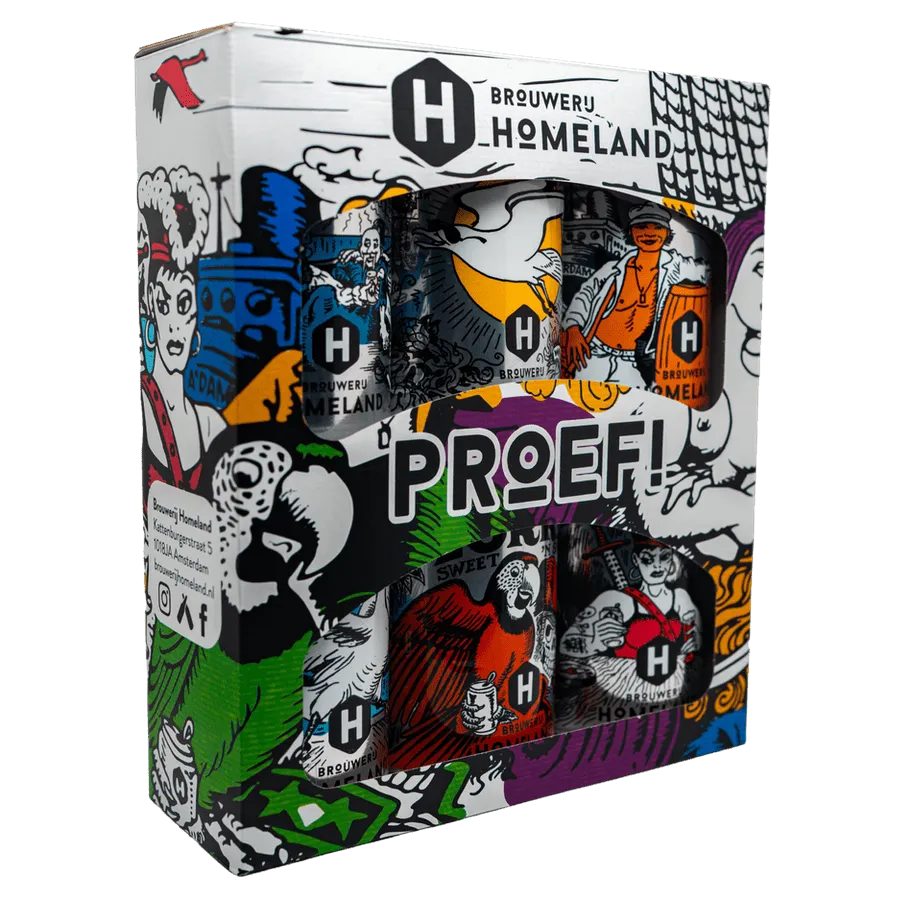 Brouwerij Homeland bierpakket Proef!